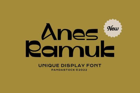 Anes Ramuk: The Ultimate Retro Display Font for Modern Designs