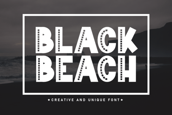 Black Beach Font for Eye-Catching Digital Campaigns