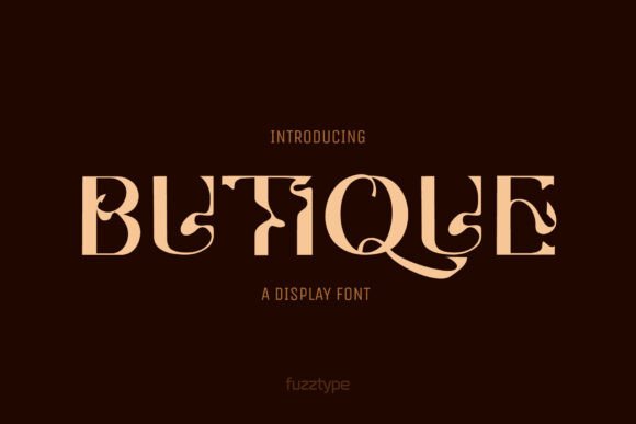 Butique Font for Eye-Catching Brand Campaigns
