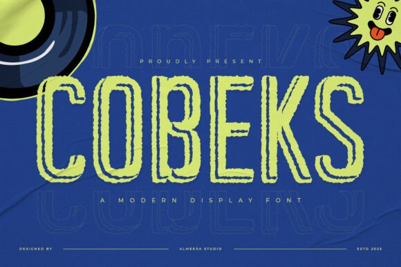 Cobeks: The Electric Display Font for Bold Digital Branding