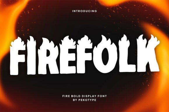 Firefolk: A Bold Display Font for Editorial Impact