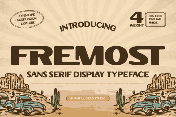 Fremost Font for Handmade Creations and More