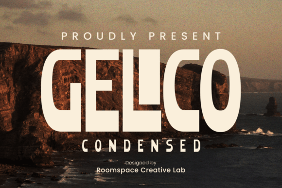 Gelico Condensed Regular 1 for Bold Branding and Modern Design