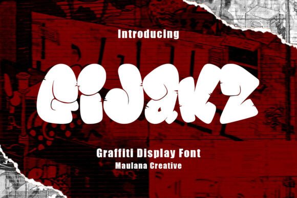 Gijaks Font for Creative Branding Projects