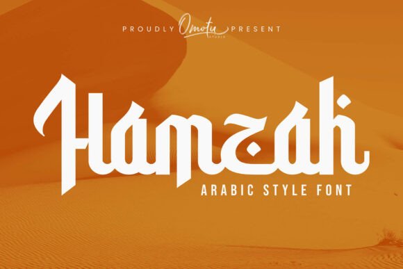 Hamzah: A Modern Arabic-Style Font for Elegant Craft Projects