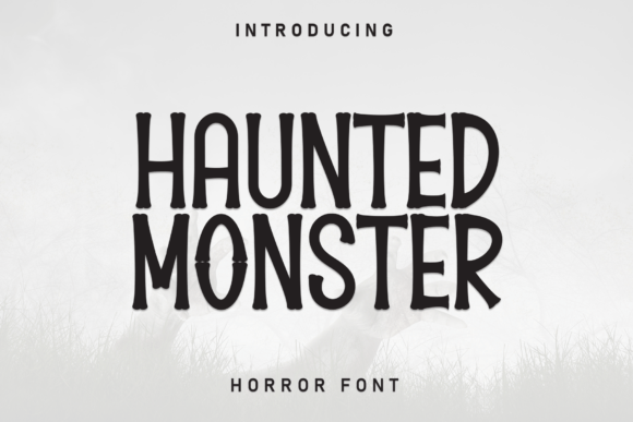Haunted Monster Font for Modern Web Design