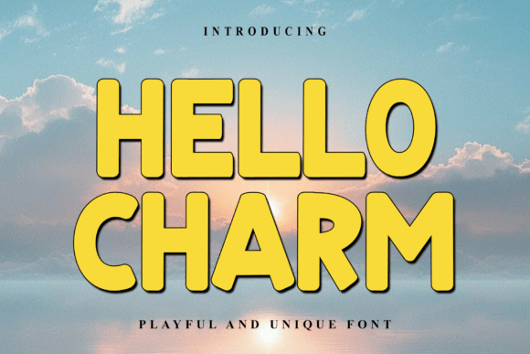 Hello Charm1: The Bold Display Font for Eye-Catching Campaigns