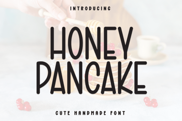 Honey Pancake Font for Editorial Design