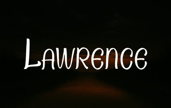 Lawrence Font: The Elegant Handwritten Display Choice