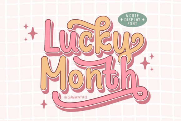Lucky Month Font for Whimsical Branding and Creative Projects