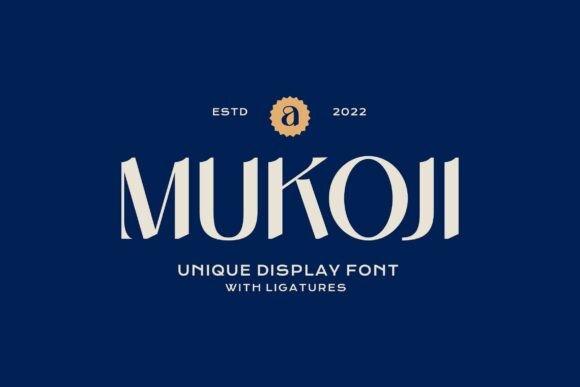Mukoji: The Modern Serif Typeface for Luxury Branding