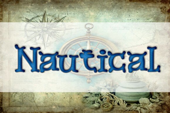 Nautical Font for Dynamic Branding and Creative Projects