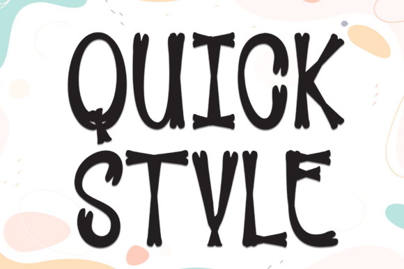 Quick Style: A Display Font That Elevates Your Editorial Design