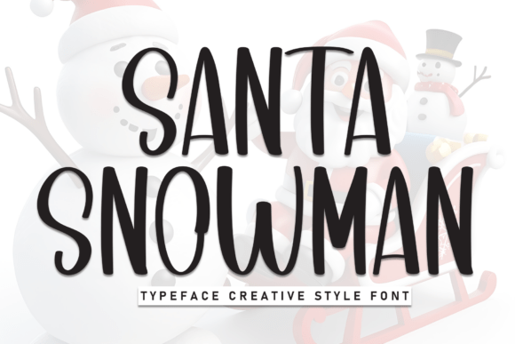 Santa Snowman Font Review and Download Guide