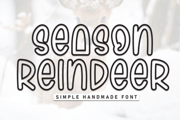 Season Reindeer for Modern Web Typography