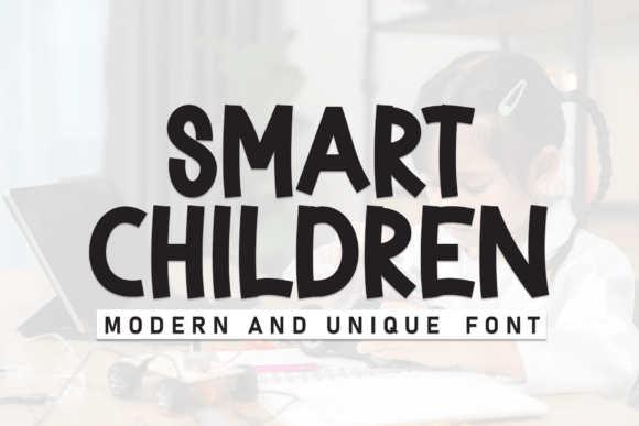 Smart Children: A Friendly Display Font for Web Design