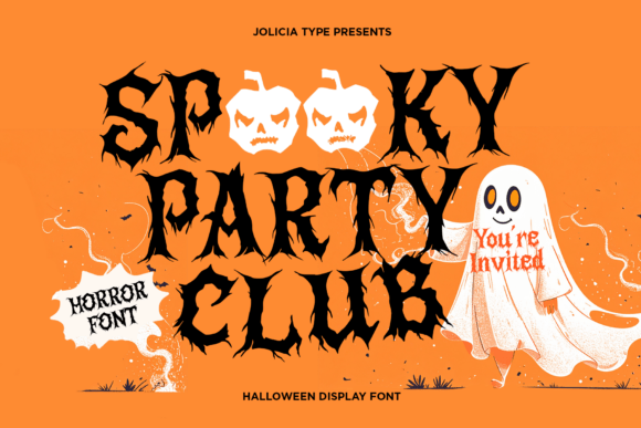 Spooky Party Club Font for Branding That Stands Out