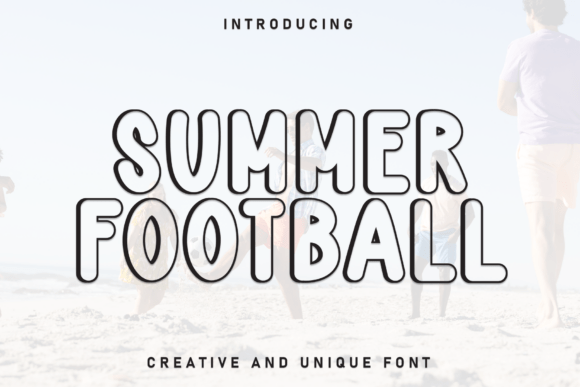 Summer Football: A Friendly Display Font for Modern Branding