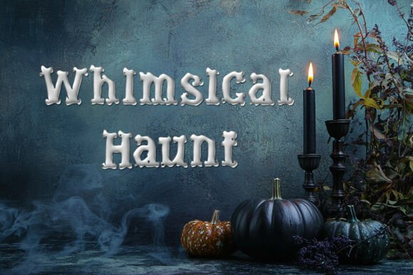 Whimsical Haunt Font for Engaging Digital Campaigns